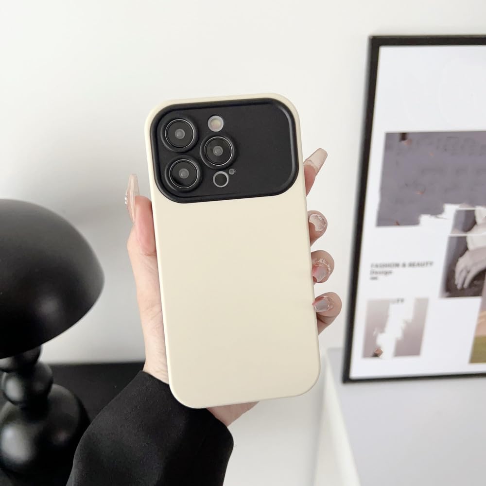 Coque iPhone 14 bicolore style épuré pour le quotidien Blanc - 8