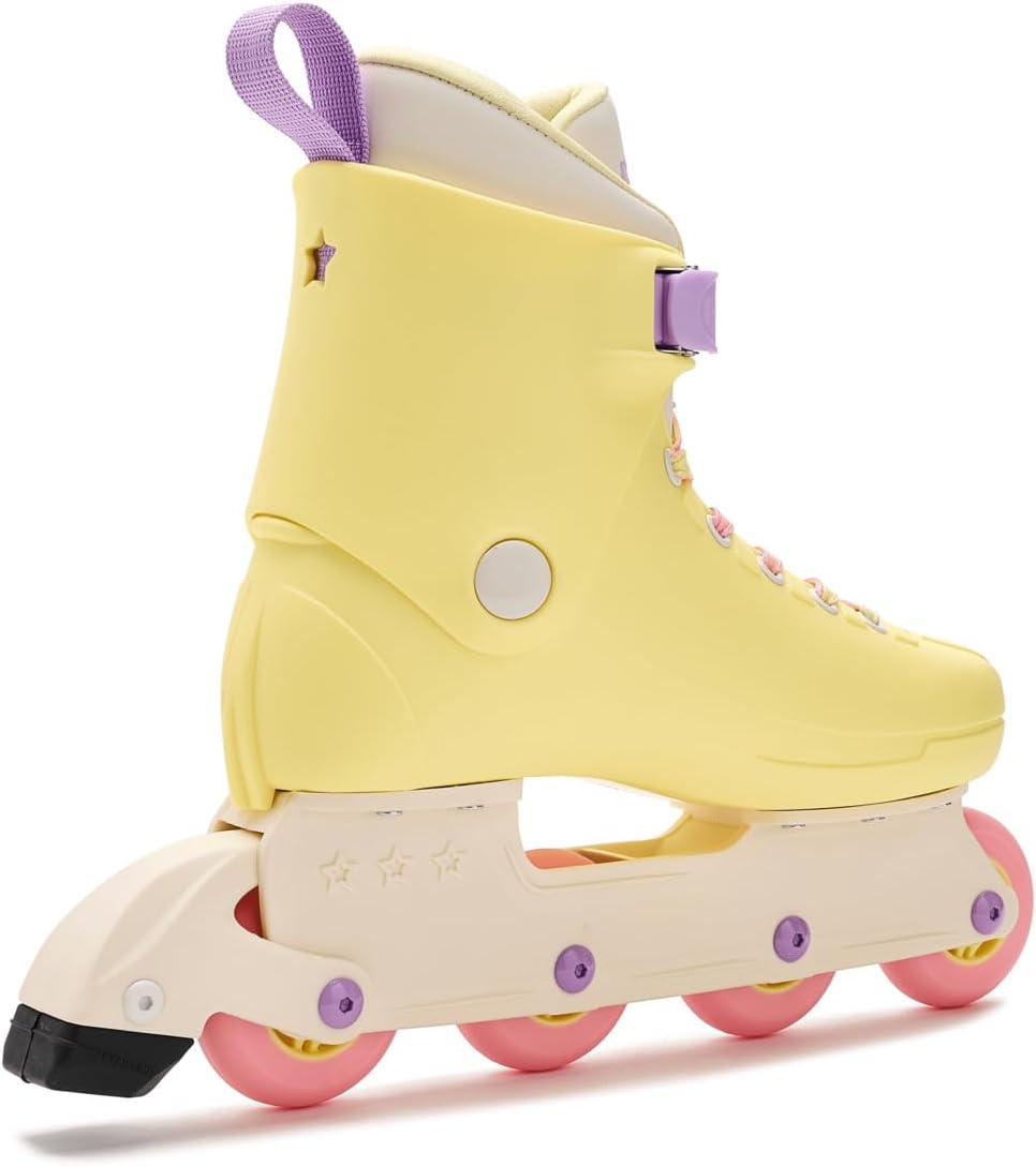 Impala Rollerskates, Unisex-Adult, Impala Lightspeed Inline Skate, Buttercup/Yellow, 5