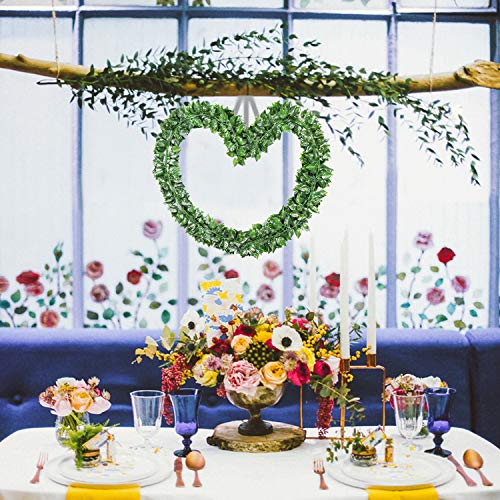 Xihy Fake Vines For Decoration 36 Strands 250Ft,Artificial Ivy Garland Fake Ivy Vines Greenery Leaf For Room Decor Wedding Party Home Garden Wall Vines Fake Hanging Plants Leaves (Scindapsus) #TOP4