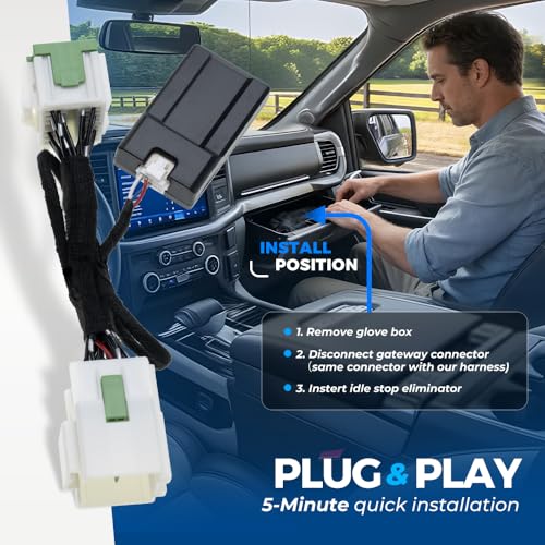 Auto Start Stop Eliminator for 2021 2022 2023 2024 2025 2026 F.ord F-150/ F-150 Raptor Auto Stop Eliminator- Disable Auto Stop Automatically Turn Off Engine Auto Stop F150, Plug Play Error Free by NJSBYL - Image 4