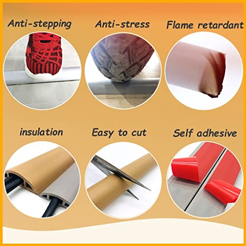 DXIUMZHP Copertura Cavi a Pavimento in Fai da Te