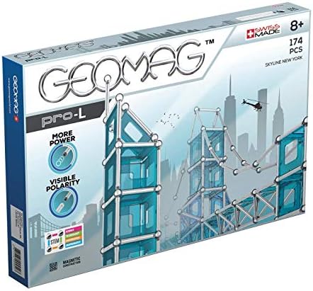 GeomagPro L New York SKYLINE-174 pcs, GMR04, Multicoloured