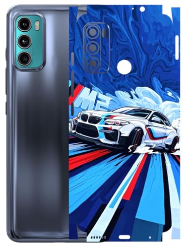 Image of AtOdds - Full Body Back Screen Guard Protector Film - Lamination Wrap Skin Sticker Compatible with Moto G60 | Scratchproof Matte Finish (BWM)