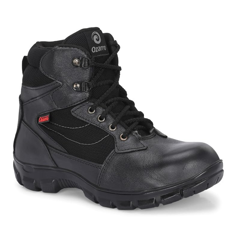 Ozarro Black Leather Steel Toe Safety Shoe M4444,10 (B0DGLHDYBP) Amazon Price History, Amazon Price Tracker
