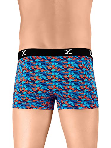 Image of XYXX Men's Ace & Shuffle Micromodal Regular Fit Solid Antimicrobial Trunks with No Marks Waistband (Pack of 3)