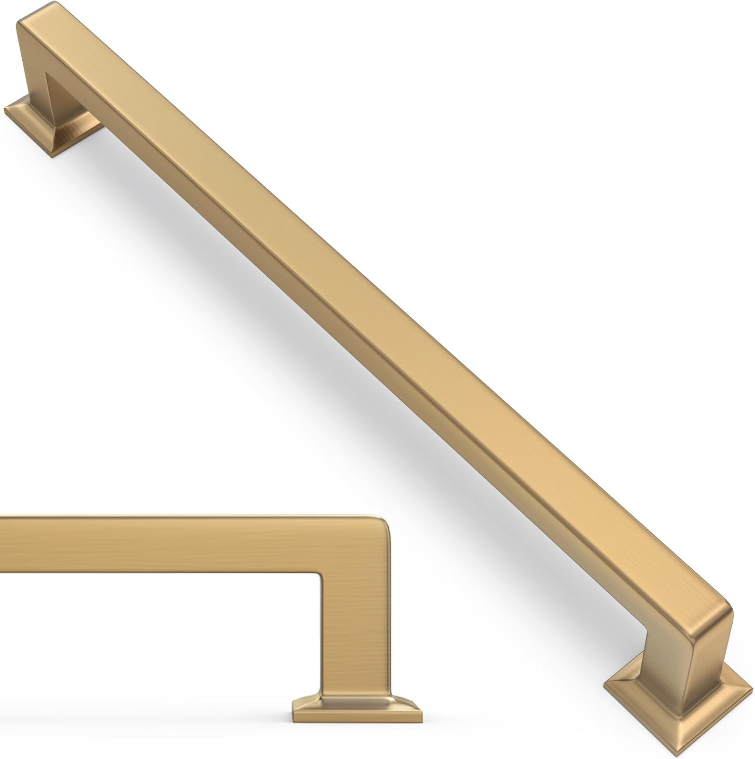 10 Pack 10 Inch Kitchen Cabinet Handles Champagne Bronze Cabinet Pulls Zinc Alloy Drawer Pulls Kitchen Hardware