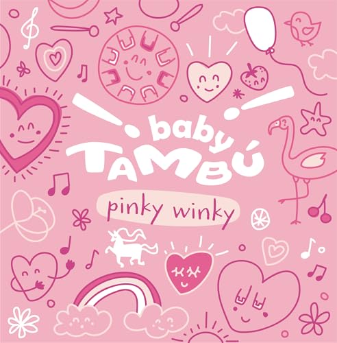BABY TAMBU Stalowy bęben językowy 6 cali (15 cm) bęben metalowy z językami 8 notatek instrument perkusyjny (różowy - różowo-winky)