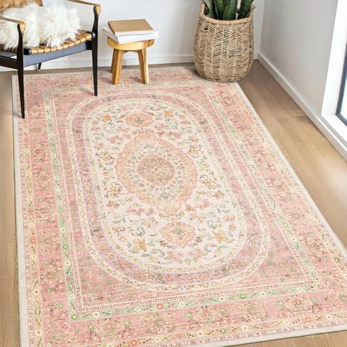 Boho Washable Area Rugs 