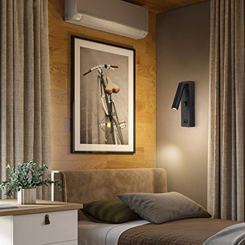 3W Applique da Parete a LED Comodino Luce da