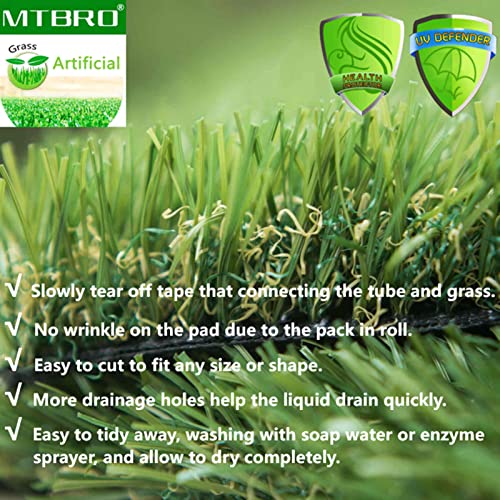 Mtbro Artificial Grass For Dogs, 3Ft X 5Ft X 1.5In Dog Grass Pad, Outdoor Dog Pee Grass And Grass Pad For Dogs, Professional Fake Grass For Patio. #TOP3