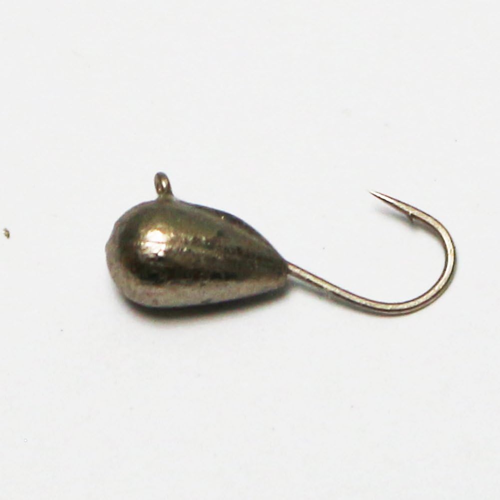 25 Pcs Unpainted Ice Fishing Tungsten Jigs