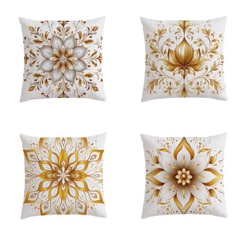 Housse coussin extérieur 50x50cm étanche pour protéger et décorer le canapé - 2
