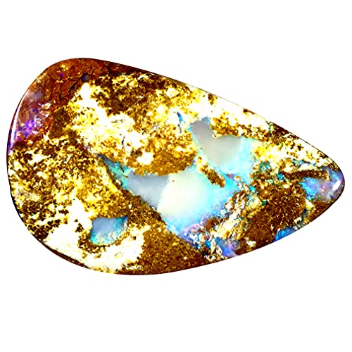 Opale boulder de Koroit 8.60 ct pour création de pendentif artisanal unique et sur mesure