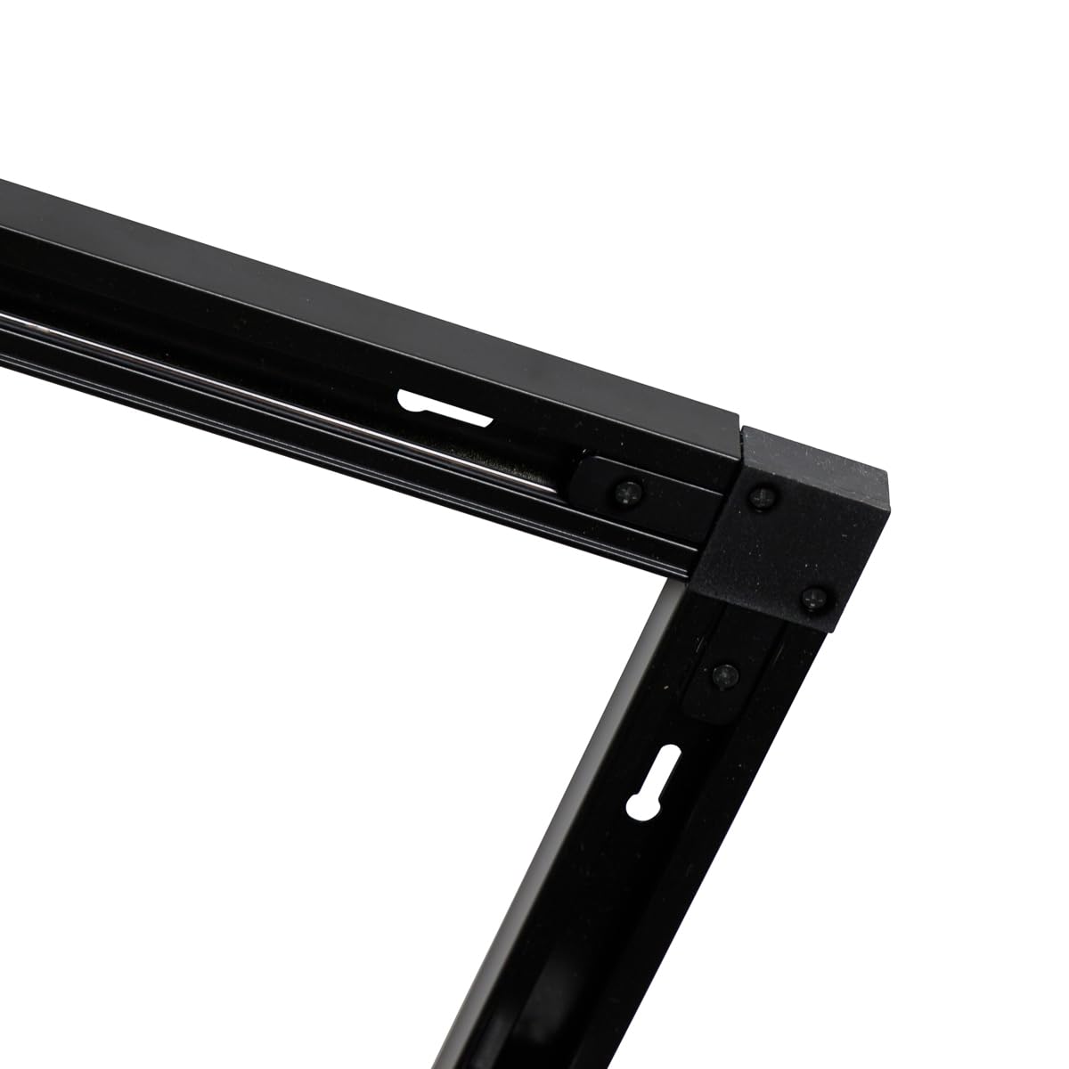 QAZQA Moderno sistema de carril monofásico con 10 focos negro - Jeana Aluminio/Acero/Plástico Alargada Adecuado para LED Max. 10 x 50 Watt
