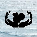 Bee Wall Sticker - Queen Bumblebee Flower Kind Honey Comb Vinyl Decal - Tumbler Laptop Kitchen Bottl