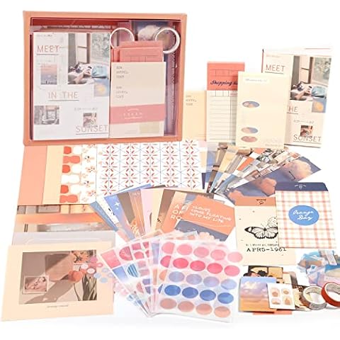 SAVITA Sunset Aesthetic Scrapbooking Kit Cover