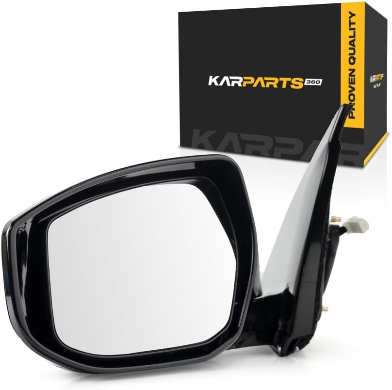 For Nissan Maxima Door Mirror 2016 2017 2018 2019 Driver Side | S Model | Power | Non-Heated | Texture | Replacement For NI1320260 | 96302-9DD1A