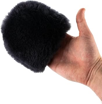 The Rag Company - Ultra Wool Wheel Mitt - Wash and Scrub Wheel Faces and Details Without Scratching or Marring Car - Marino Wool - Fits Over Fingers for Easy and Comfortable Detailing 2 Pack