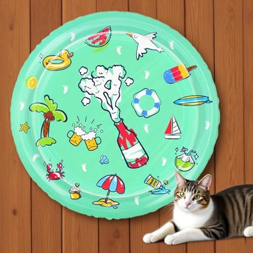 Tapis à eau pour chien coussin rafraîchissant animaux extérieur - 8