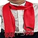 CJ Apparel Red Mens Nepalese Solid Color Design Fashion Scarf Scarves Face/Neck Wrap Gift Hand Made in Nepal New
