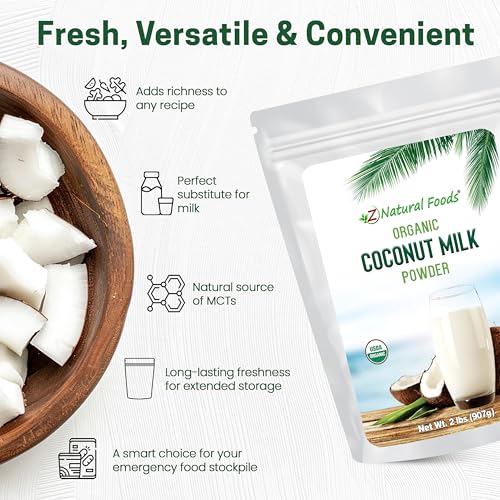 Image of Z Natural Foods Organic Coconut Milk Powder - Dairy-Free Creamer