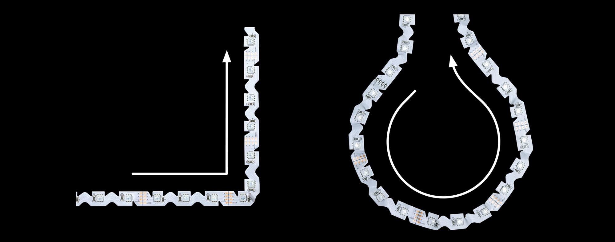 Paulmann 78966 Strip LED FlexLED 3D set di base 5m RGB incl. 1 fascia luminosa dimmerabile da 26 Watt bianco striscia luminosa plastica fascia LED