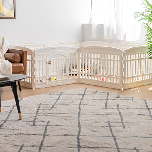 Iris 586690 Usa Dog Playpen, 8-Panel 24 Inch Pet Playpen With Door, Puppy Playpen thumb #6