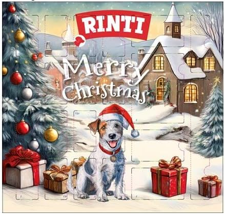 RINTI - Chicko Adventskalender 2025 | Exklusiver Adventskalender für Hunde mit 24 köstlichen Hundesnacks | Zuckerfreie Premium Hundeleckerlis mit natürlichen Zutaten | 10x170 g