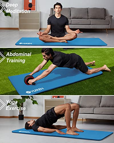 RYTMAT Tappetino Palestra Spesso 185×90×1,5cm NBR