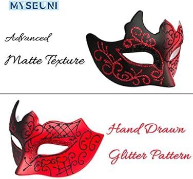 Venetiaans masker met zwarte bloem voor volwassenen one size - Cadeaus