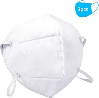 Breathing Dust Mouth Mask for Air Pollution, Replaceable Activated Carbon PM2.5 3-piece
