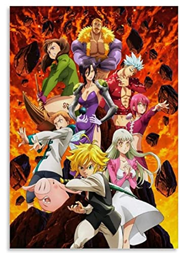 JCYMC 1000Pcs Anime Sieben Todsünden Puzzle Erwachsenen Dekompression Spiel Puzzle Studenten Spielzeug Für Kinder Weihnachten Geburtstagsgeschenke Vq600Zw Cover