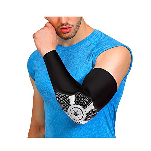 Coudière BaronHong élastique noire pour éviter la fatigue articulaire du bras au bureau