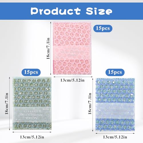 Jeffdad 45Pcs Scrapbook Textured Paper, A5 Size Craft Scrapbooking Paper Mix Mesh Fabric Mulberry Paper for Scrapbooking, Junk Journals, Journaling Supplies, DIY Paper Craft Supp(Type Two) - Image 2