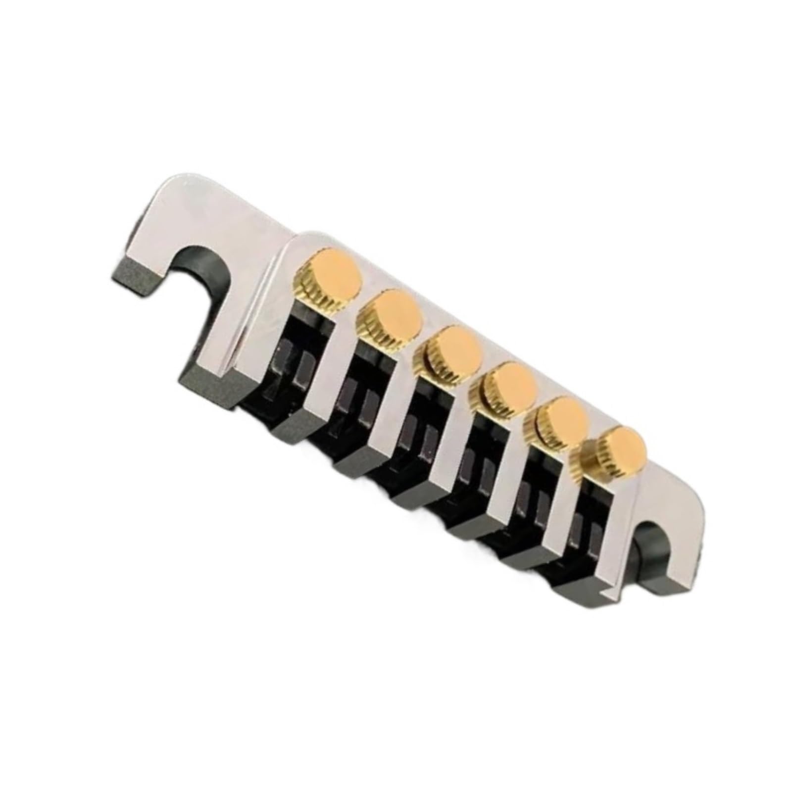 Set Ponti Per Chitarra Ponte a sei corde per chitarra elettrica LP Silver Vintage con perni e cuscinetti