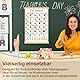 Yezirzax ABC Poster für Kinder, 31x44 cm Buchstaben Lernen Poster, Alphabet Zahlen Poster für Kinder, Buchstaben Grundschrift Geschenk für Kinderzimmer, Kindergarten, Vorschule, Grundschule