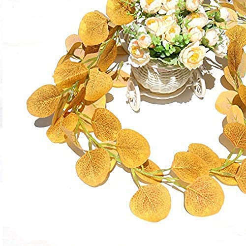 FUCHSUN - Guirnalda de hojas de eucalipto artificial Cover