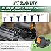 24 Pcs Screw Kit for Mounting RMSc/Holosun SCS/EPS Carry/407k/507k on Various Models of Optics Ready | S&S P365 CZ P-09 Bul Armory Ultralight Springfield Echelon K Series (with mounting Tool)