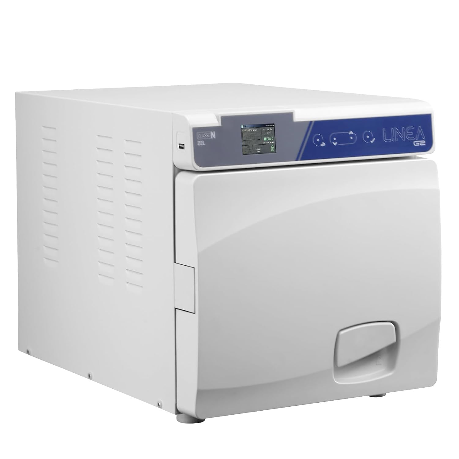 22L pantalla LCD clase N esterilizador de autoclave de vapor encima de la mesa esterilizador de autoclave automático completo