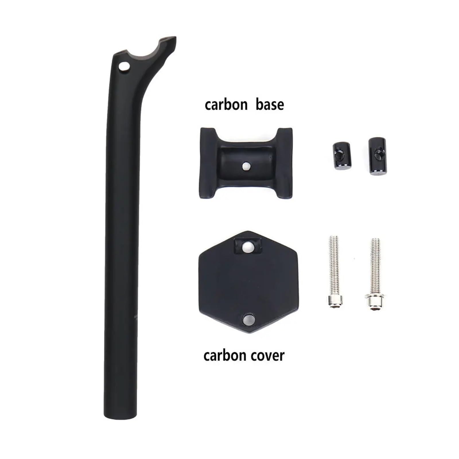 Reggisella in carbonio for bicicletta arretrato 20 mm MTB/bici da strada Reggisella ultraleggero 150 g 25,4 27,2 30,9 31,6 Per Mountain Bike