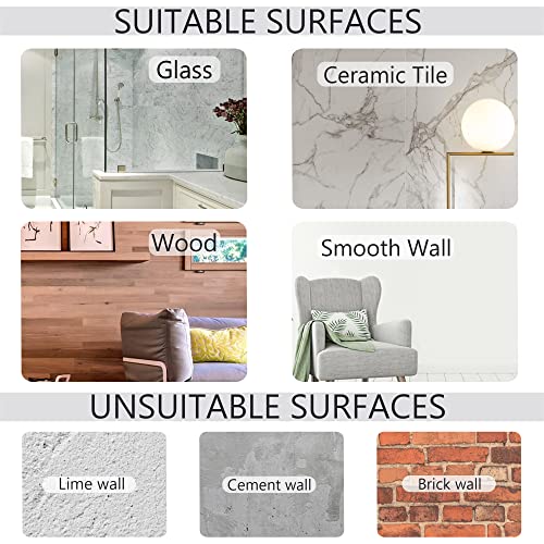 KOFANI Supporto per rasoio per doccia, 4 ganci in