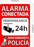 ✅ La placa disuasoria cuenta con varias bandas adhesivas en su parte trasera para que pueda ser pegado en SUPERFICIES LISAS y BIEN LIMPIAS. En las no lisas es recomendable usar tacos/tornillos o silicona para la fijación del cartel disuasorio. Ya cuenta con agujeros en sus cuatro esquinas para ello.