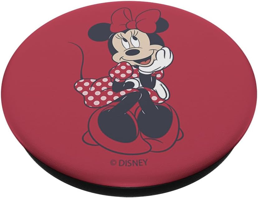 Disney Mickey and Friends Minnie Mouse Red Polka Dot Dress PopSockets Adhesive PopGrip - Image 2