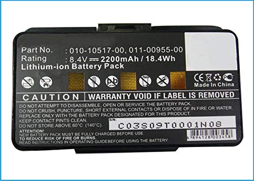 Synergy Digital GPS Batteries, Compatible with Garmin 011-00955-02 GPS, (Li-Ion, 8.4V, 2200 mAh), Replacement for Garmin 010-10517-00 Battery, Combo-Pack Includes: 2 x SDGPS-L4128 Batteries
