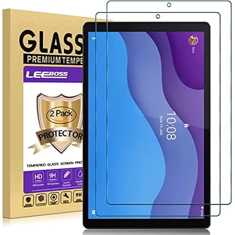 [2 Pack] LEEBOSS Screen Protector for Lenovo Tab M10 HD 2nd Gen 10.1" Inch (TB-X306F/X306X), HD Anti-scratch Tempered Glass Film Cover