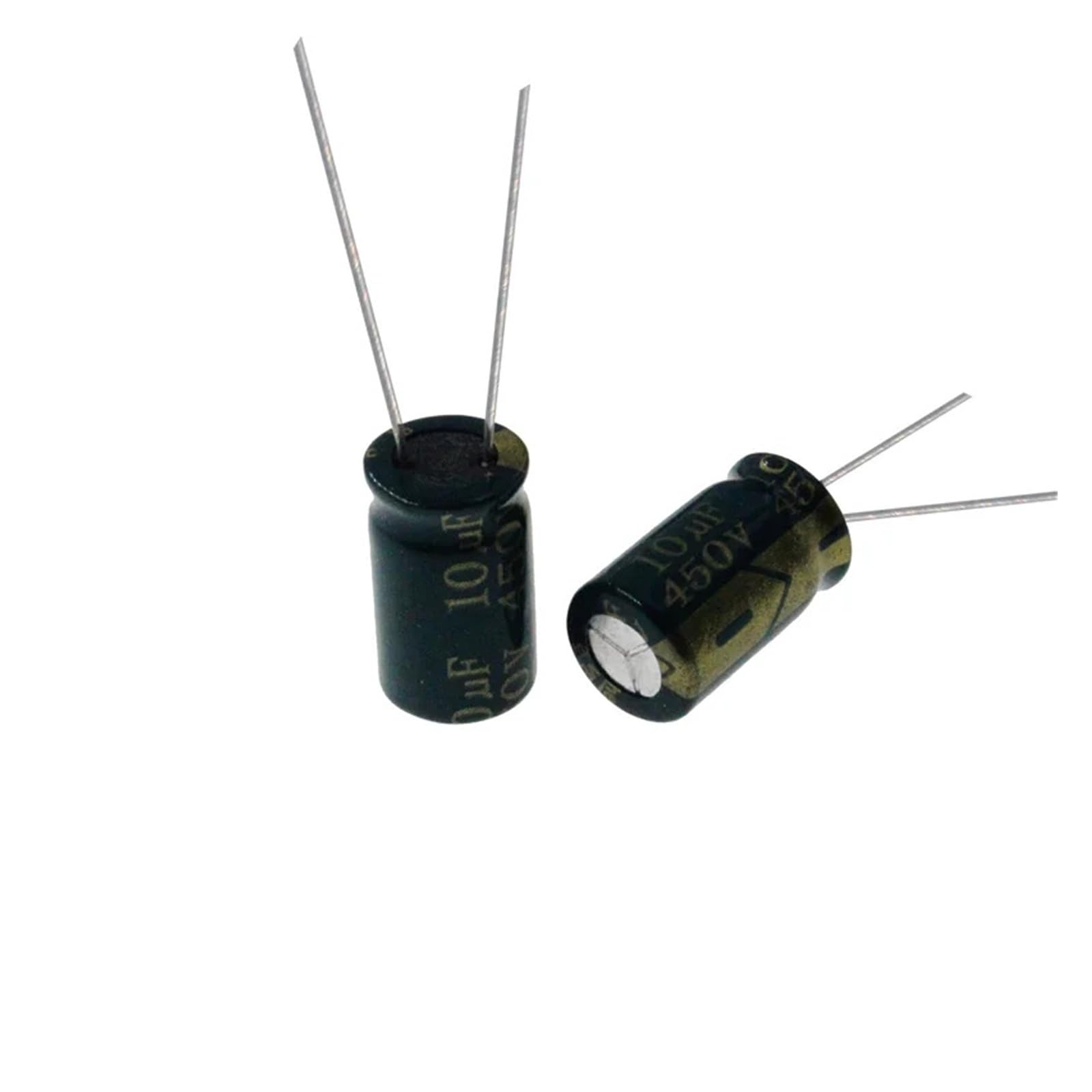 Condensateurs électrolytiques 10uF 450V radiaux en aluminium pour circuits, lot de 10pcs