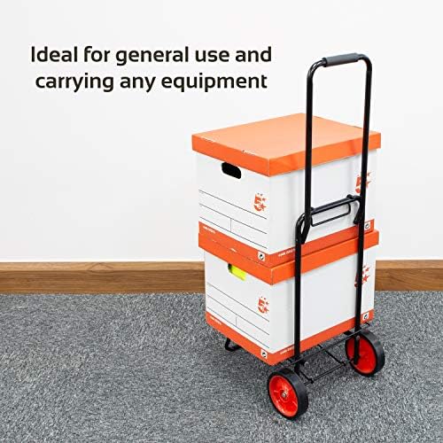 Milestone Camping Heavy-Duty Trolley, Ideal for Camping, Fishing and Festivals, Easy to Store, Sturdy and Durable