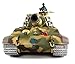 2.4Ghz 1/16 German King Tiger Henschel Turret Air Soft RC Battle Tank Smoke & Sound (Upgrade Version w/ Metal Gear & Tracks)
