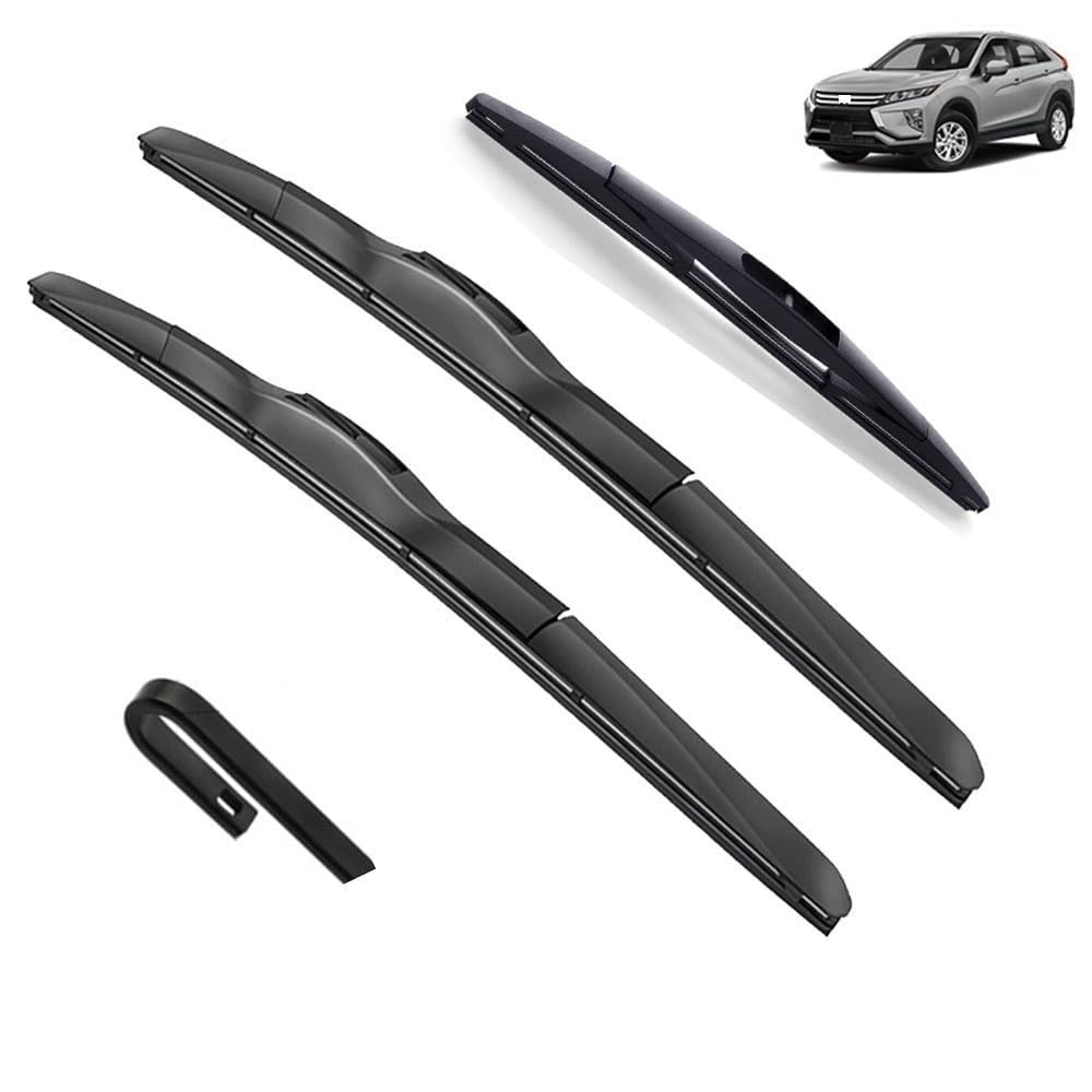 Balais d'essuie-glace toutes saisons pour Mitsubishi Eclipse Cross avec brosses performance