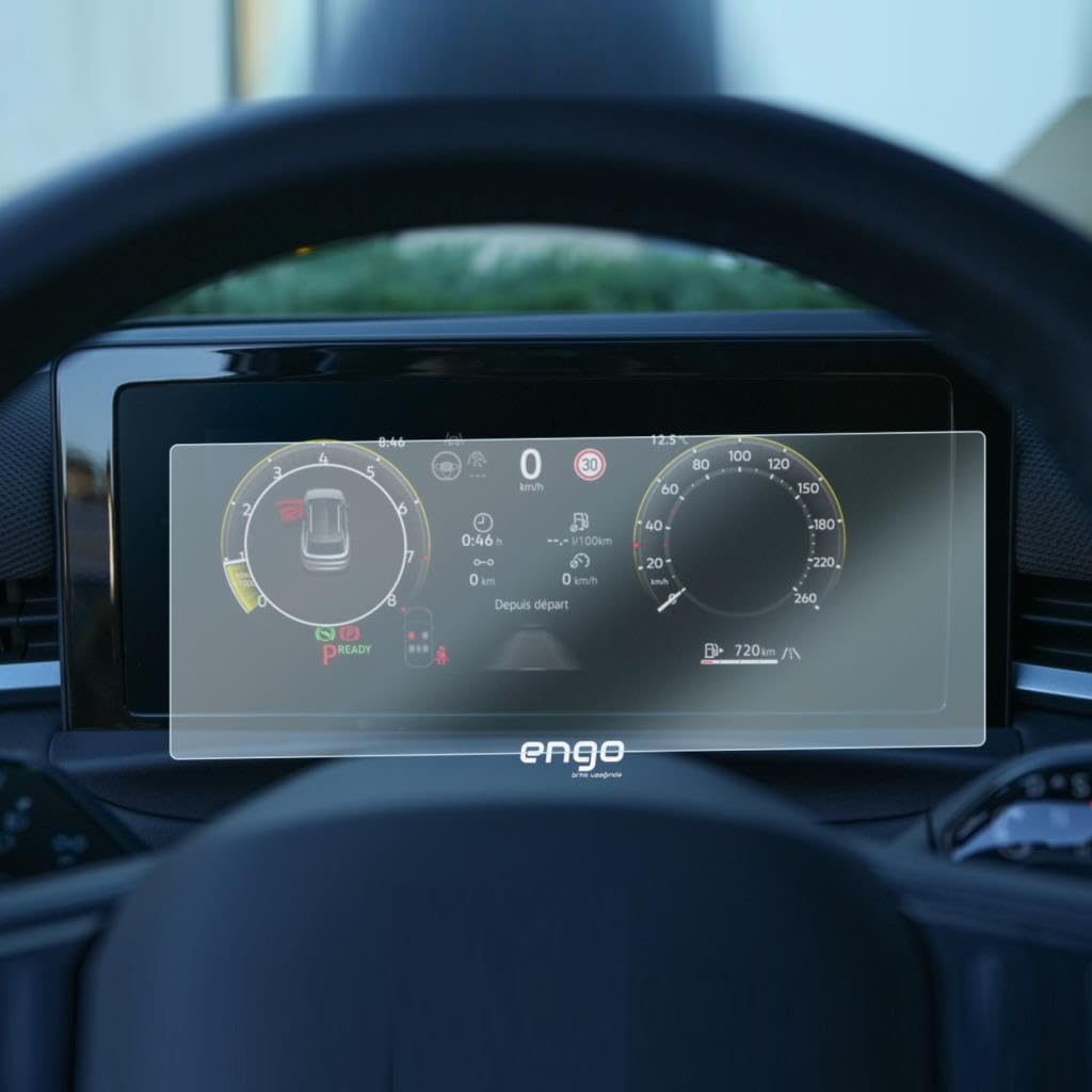 Engo Volkswagen T-Roc Ekran Koruyucu 10.25 inç Dijital Gösterge